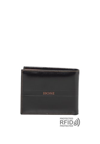 Billetera Para Hombre Nilso Negro Bosi Bosi