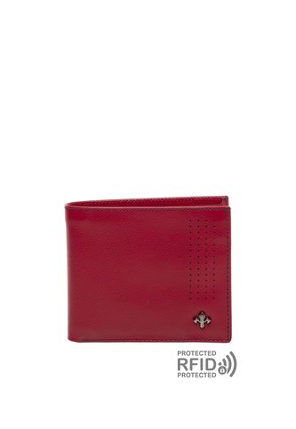 Billetera Para Hombre Fox Rojo Bosi Bosi