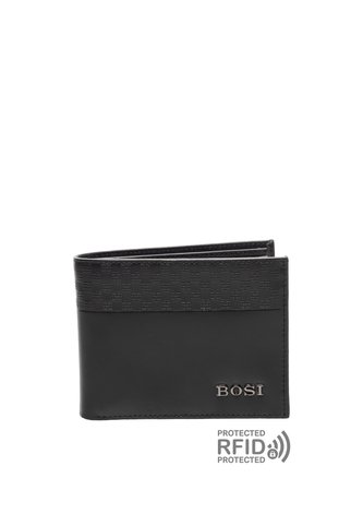 Billetera Para Hombre Volvo Negro Bosi Bosi