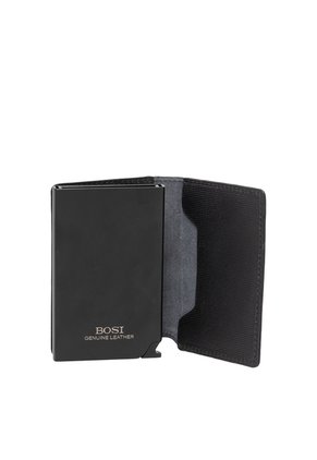 Tarjetero Para Hombre Liam Negro Bosi