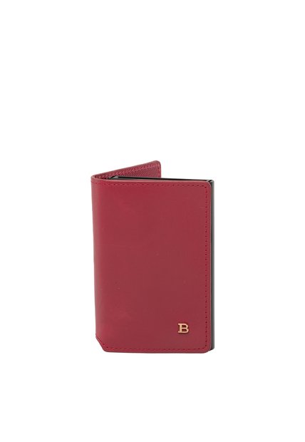 Tarjetero Para Mujer Linda Rojo Bosi