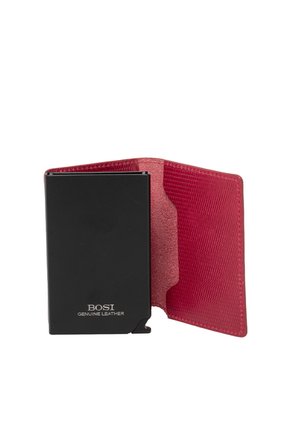 Tarjetero Para Mujer Linda Rojo Bosi