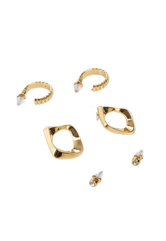 Kit De Aretes Para Mujer Arche Oro Bosi Bosi