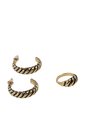 Kit De Aretes Y Anillo Para Mujer Canali Oro Bosi de Bosi