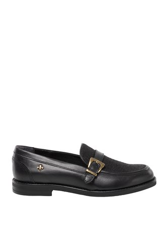 Mocasines Para Mujer Maine Negro Bosi Bosi