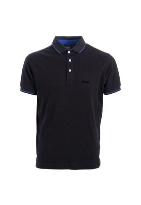 Camiseta Polo Para Hombre Carrera Negro Bosi