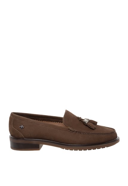Mocasines Para Mujer Angela Taupe Bosi