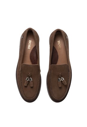 Mocasines Para Mujer Angela Taupe Bosi