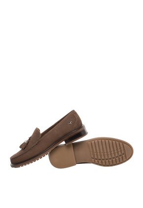 Mocasines Para Mujer Angela Taupe Bosi