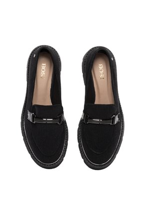 Mocasines Para Mujer Caressa Negro Bosi