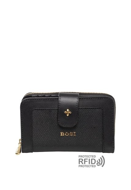 Billetera Para Mujer Kansas Negro Bosi