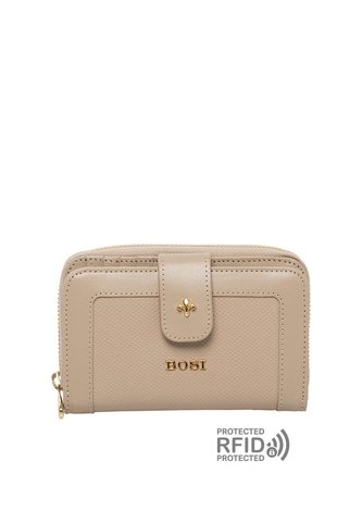 Billetera Para Mujer Kansas Beige Bosi Bosi
