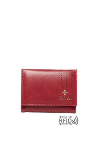 Billetera Para Mujer Sandy Rojo Bosi Bosi