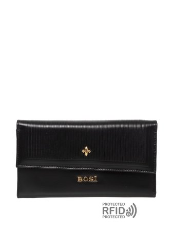 Billetera Para Mujer Yulia Negro Bosi Bosi
