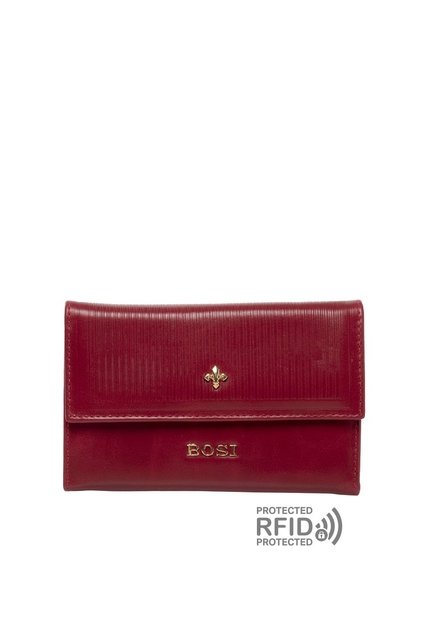 Billetera Para Mujer Laurie Rojo Bosi