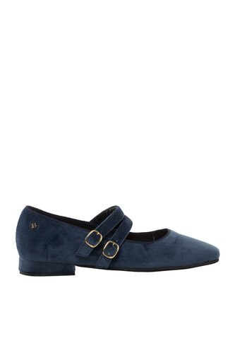 Baletas Para Mujer Nessa Azul Bosi Bosi