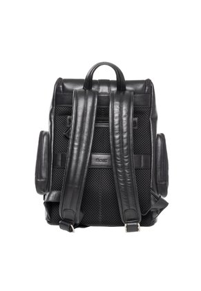 Morral En Cuero Para Hombre Zander Negro Bosi