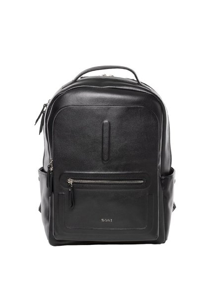 Morral En Cuero Para Hombre Darmian Negro Bosi