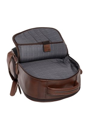 Morral En Cuero Para Hombre Stuart Canela Bosi
