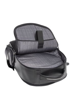 Morral En Cuero Para Hombre Stuart Negro Bosi