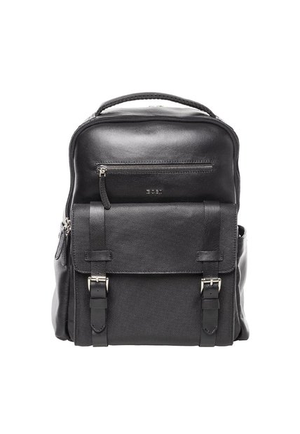 Morral En Cuero Para Hombre Pasalic Negro Bosi