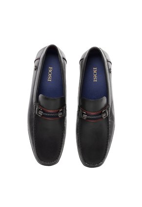 Mocasines Para Hombre George Negro Bosi