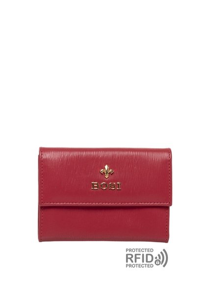 Tarjetero Para Mujer Linda Rojo Bosi