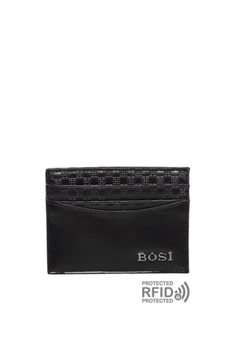 Tarjetero Para Hombre Sender Negro Bosi Bosi