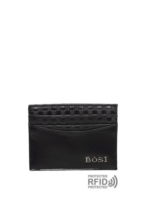 Tarjetero Para Hombre Sender Negro Bosi