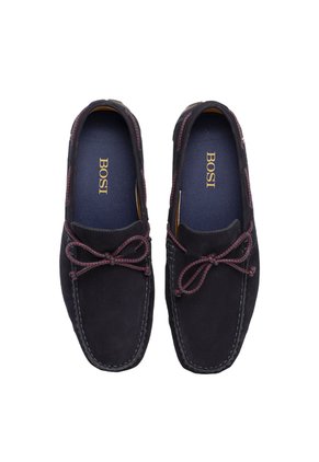 Mocasines Para Hombre Arvin Azul Bosi