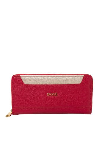 Billetera Para Mujer Moscu Rojo Bosi Bosi
