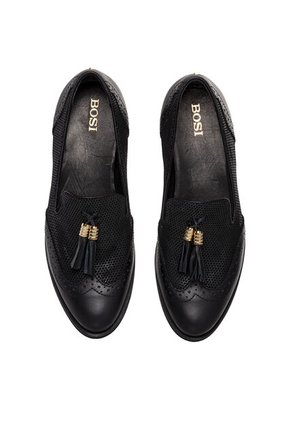 Mocasín Oliva Negro Bosi