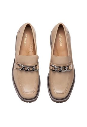 Mocasines Para Mujer Dala Taupe Bosi