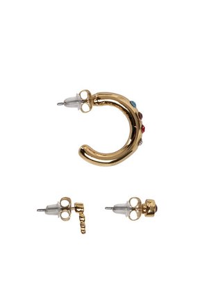 Kit De Aretes Para Mujer Cando Oro Bosi
