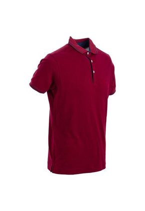 Camiseta Polo Para Hombre Carrera Vinotinto Bosi