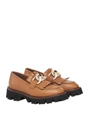 Mocasines Para Mujer Riveta Canela Bosi