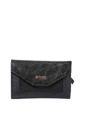 Billetera Para Mujer Italiana Negro Bosi