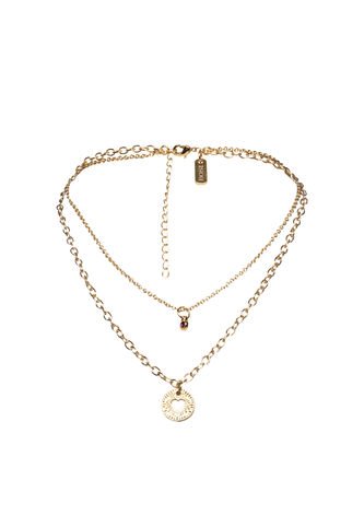 Kit De Cadena Y Aretes Para Amatista Oro Bosi Bosi