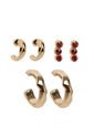 Kit De Aretes Para Mujer Redstone Oro Bosi de Bosi
