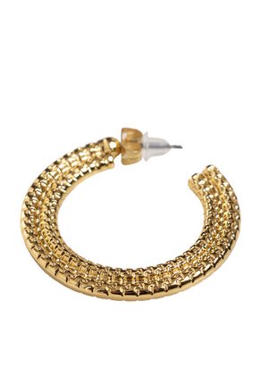 Aretes Para Mujer Chaine Oro Bosi