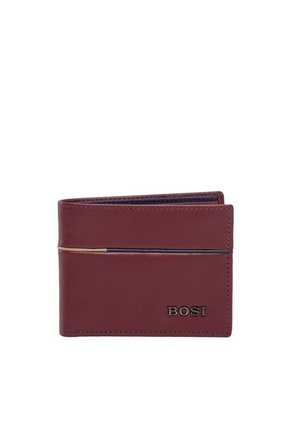 Billetera Para Hombre Silves Rojo Bosi