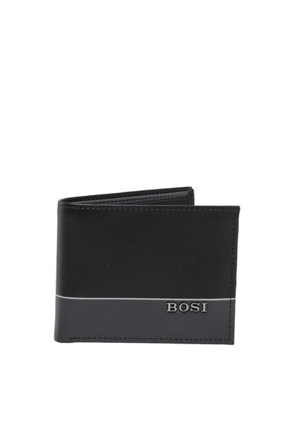 Billetera Para Hombre Palau Negro Bosi