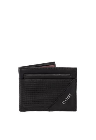 Billetera Para Hombre Piceno Negro Bosi Bosi