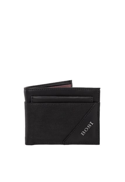 Billetera Para Hombre Piceno Negro Bosi