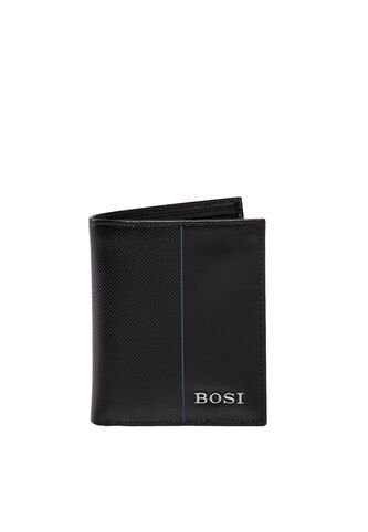 Billetera Para Hombre Tibore Negro Bosi Bosi