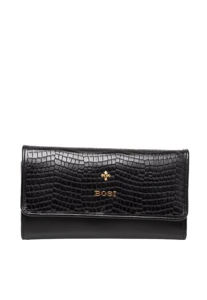 Billetera Para Mujer Male Negro Bosi