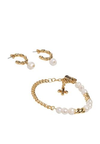 Kit De Pulsera Y Aretes Para Mujer Marche Oro Bosi Bosi