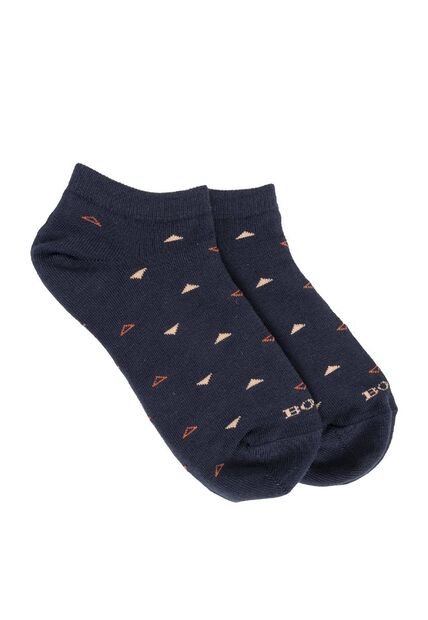 Medias Tipo Baleta Para Mujer Triangulo Azul Bosi