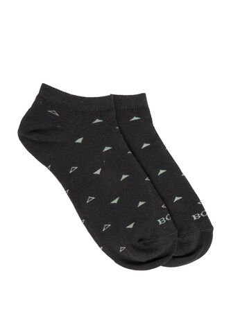 Medias Tipo Baleta Para Mujer Triangulo Negro Bosi Bosi