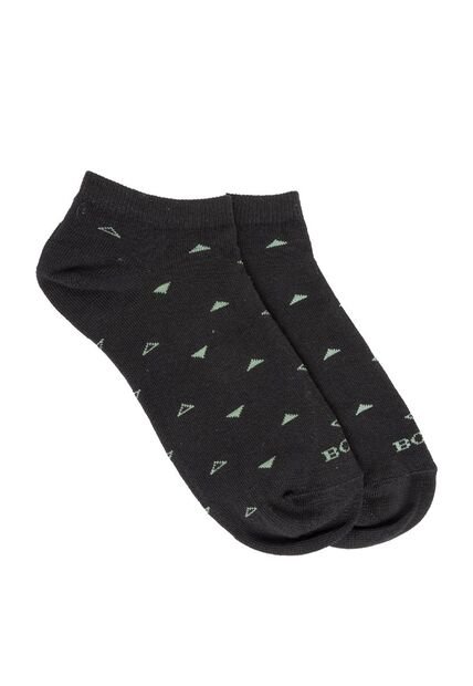 Medias Tipo Baleta Para Mujer Triangulo Negro Bosi